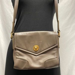 Marc by Marc Jacobs Light Brown and Gold Colored Leather Purse